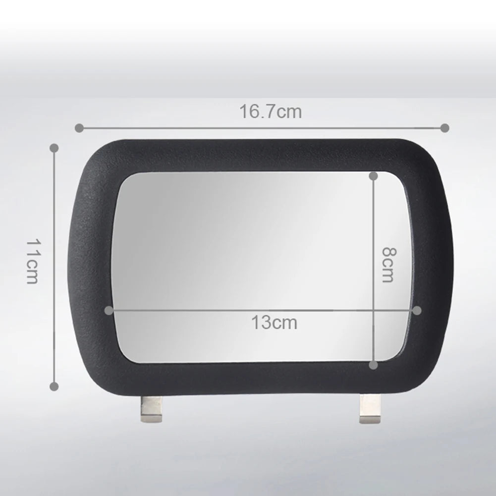 HD Mirror Car LEDMakeup Mirror Three Gear Adjustment Sun Visor Plate Interior RearMirror Dimmable Touchscreen Auto Vanity Mirror