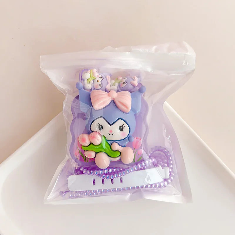 Joytop Sanrio 5Pcs Set Cable Protector for Huawei 35W/40W/66W/88W/100W Fast Charger Case Phone Wire Cord Organizers Winder