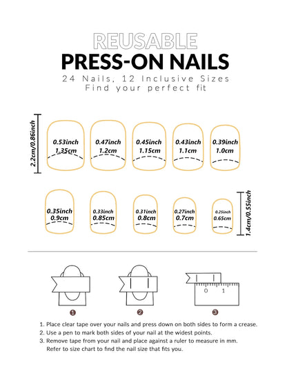 24PCS Long Coffin Pink Press On Nails Fake Press On Nails Gradation Press On Nails Summer Nails