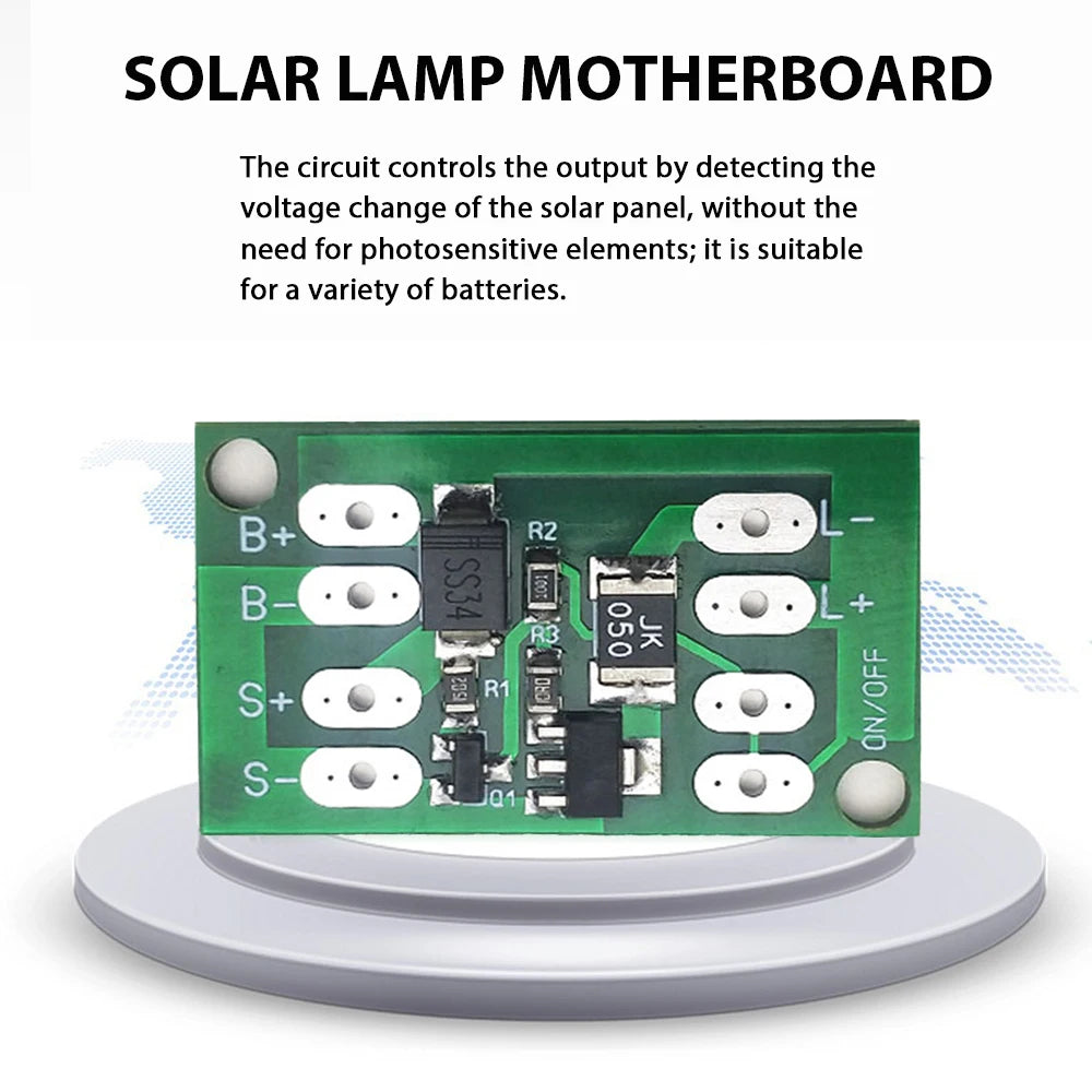 Solar Battery Charger Boards Controller Charging Motherboard Street Light Switch Circuit Board Lithium Battery Charging Module