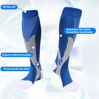 BraceTop 1 Pair Sports Stockings Compression Golf Sport Socks Medical Nursing Stockings Prevent Varicose Veins Socks Rugby Socks