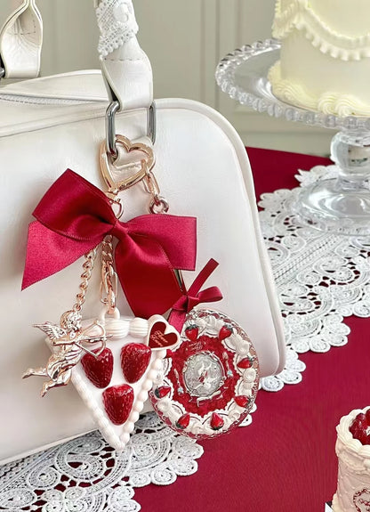 Flower Knows Strawberry Cupid Collection Solid Perfume Balm Pendant Perfumes Convenient On-the-Go