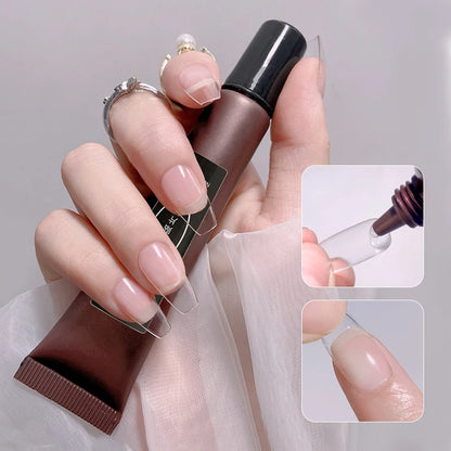 1PCS UV/LED Gel Nail Glue Crystal Clear Strong Adhesive For False Nails Rhinestone & Resin Gem Application Easy Removal