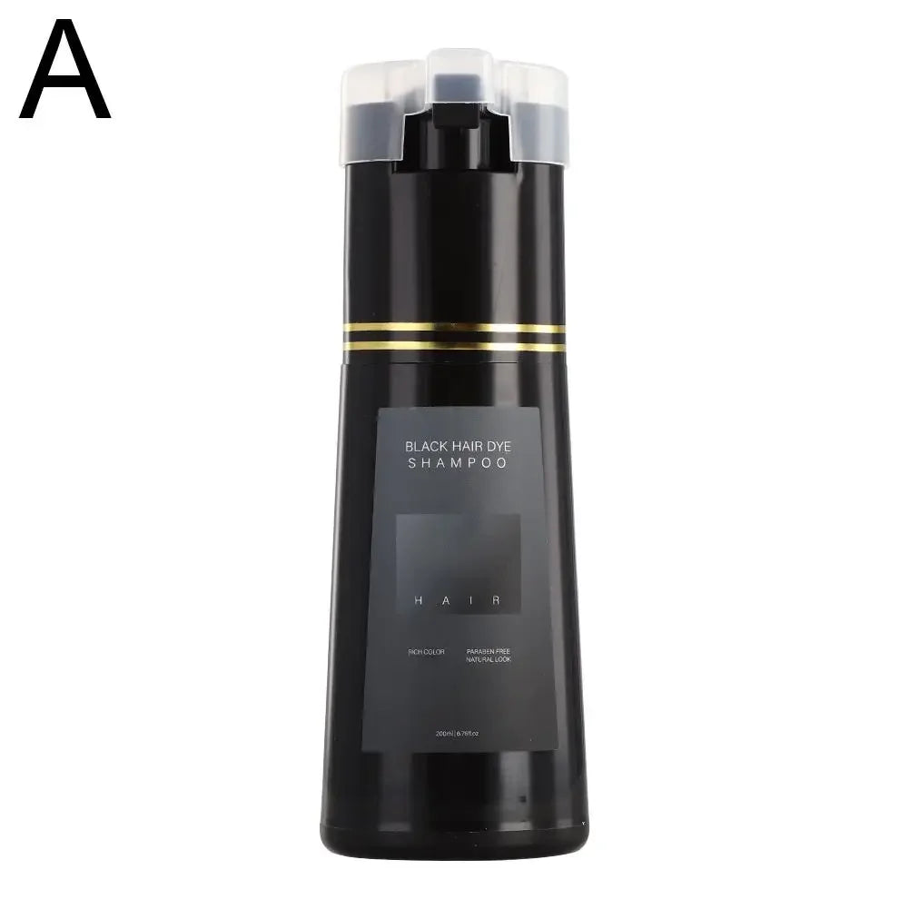 Nova Hair Dye Shampoo, Nova Hair Instant Dye Shampoo, Trynova Hair Shampoo, Hair Color Shampoo For Women And Men 200ml W1B4