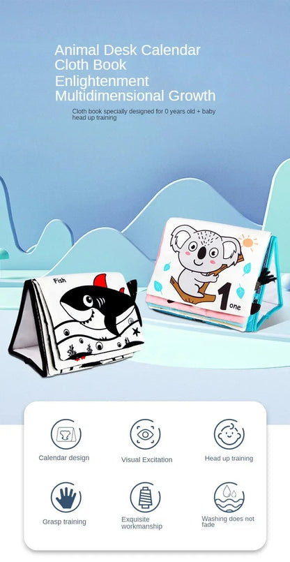 Baby Floor Mirror Sensory Toys Tummy Time for Babies Montessori Development Crawl High Contrast Activity Sensory Toy 0-6 Years