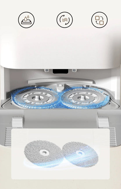 XIAOMI MIJIA H40 Self Robot Vacuum Cleaners Mop CN 6000PA Cyclone Suction Smart Home Sweeping High Speed Rotary Scrubbing