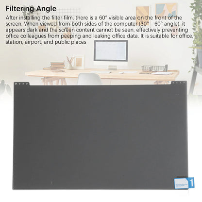 Prevent Blue Light Screen Protector High Light Transmittance Acrylic UV Blocking Computer Screen Privacy Filter for 13.3in PC