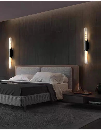 Nordic Luxury Wall Lamp E27 Bulb Is Used For Bedroom Mirror Stairs Bedside Wall Paintings Comfortable Lighting Decorative Lamps