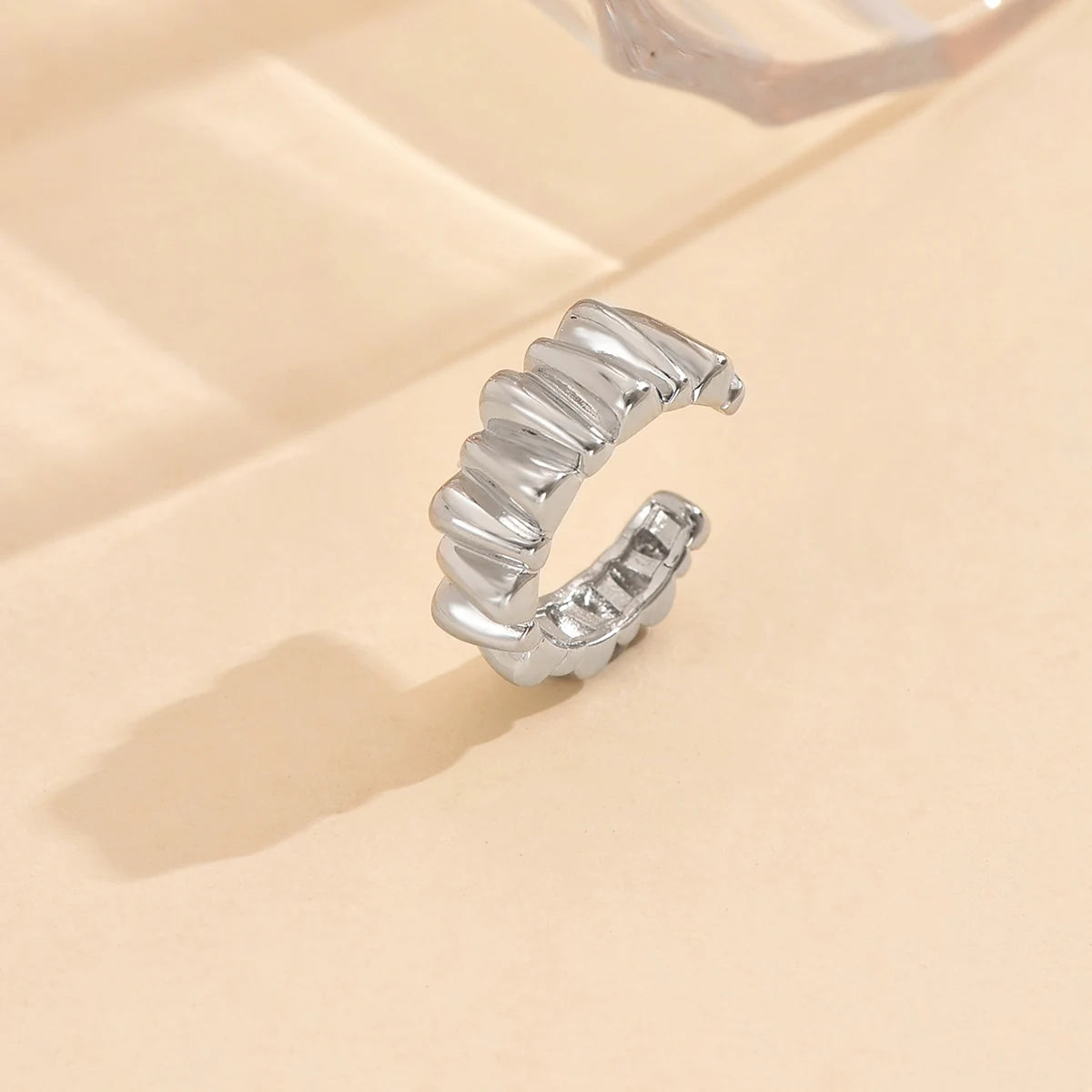 ALIYA Multi-layered Designed Ear Clip Non-Piercing Bone C-shaped Ear Ring Without Puncture Jewelry for Women