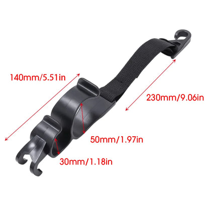 2pcs Multi-functional Cars Interior Hooks Car Seat Back Hook Trunk Umbrella Holder In-Car Umbrella Storaging Tools