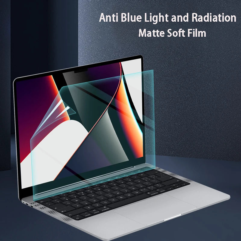 Newest Anti-blue Light Screen Protector Film for Macbook Pro 16 2023 2021 A2780 A2485 2019 A2141 Matte Anti-reflective Guard