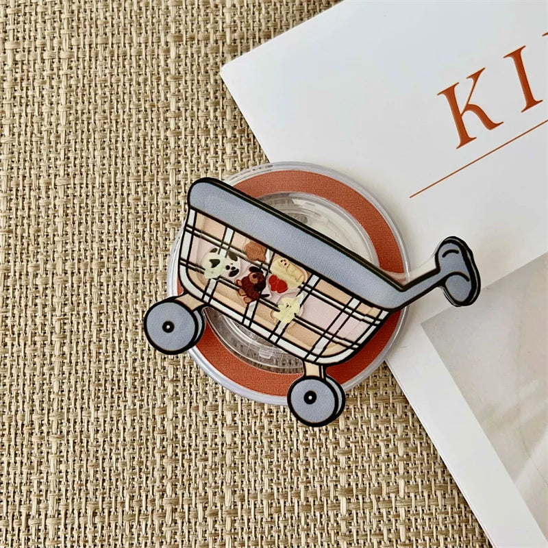 Cute Mobile Phone Holder Magnetic Versatile Mobile Phone Accessories MagSafe Phone Stand