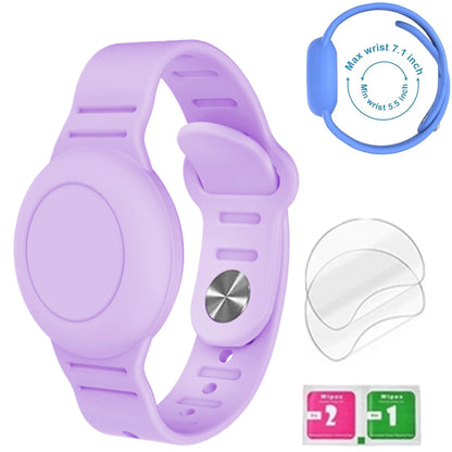 Silicone Steel Clip Compatible with Apple AirTag - Protective Silicone Clip for Tracker Protect Keychain Silicone Cover