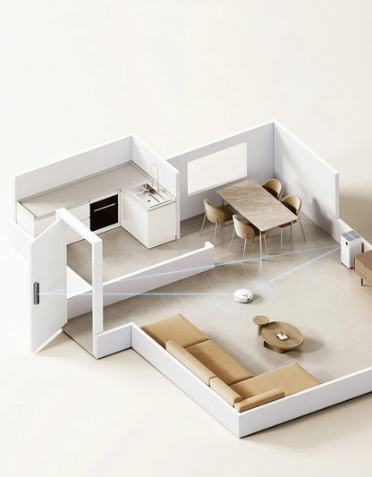 XIAOMI MIJIA Robot Vacuum Cleaners Mop 3C Plus Enhanced Edition Pro C103 5000PA Suction Sweeping Washing Mop APP Smart Planned