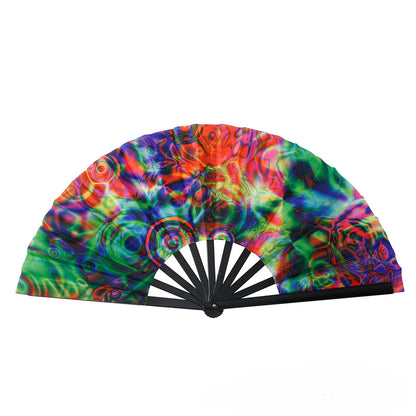 Boots The Ground Hand Fan Foldable Country Line Dance Fan Portable Large Popping Fan For Dance Practice Party Performance