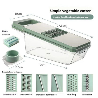 NEW Multifunctional Vegetable Slicers ,Potato Thread Cucumber Slicer Food chopper Kitchen Tool for shpper Knife utensils Cutter