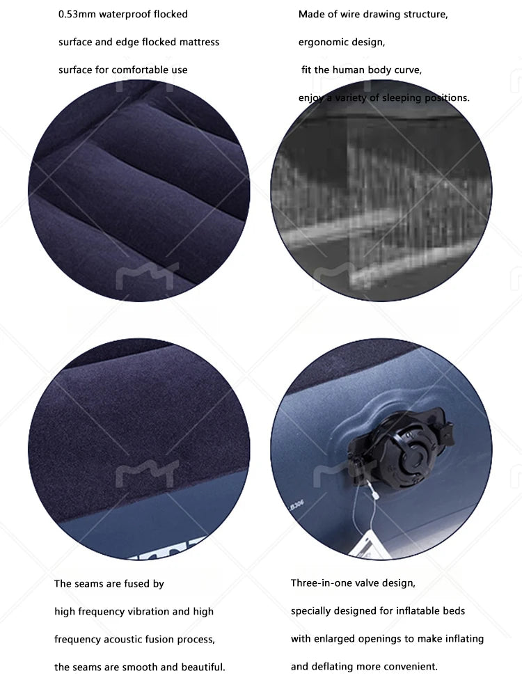 Automatic Air Bed Inflatable Home Inflatable Bed Single Air Mattress Bed Double Lazy Bed Outdoor Portable Air Mattress Bed