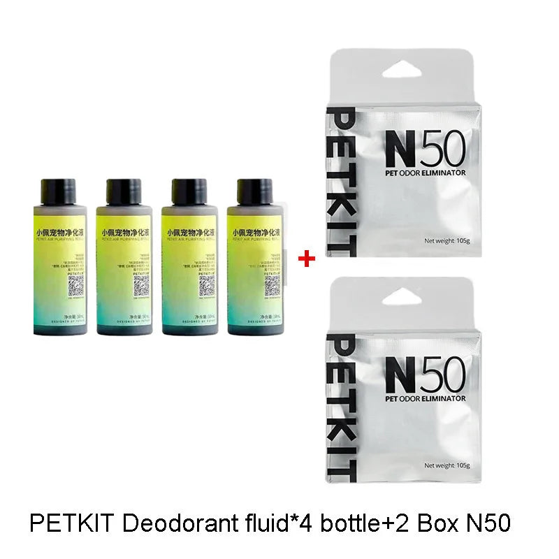 PETKIT Pad Cat Litter Box Special Purification Concentrated Liquid Sterilization Deodorant Pear Flower Fragrance Liquid Cleaning