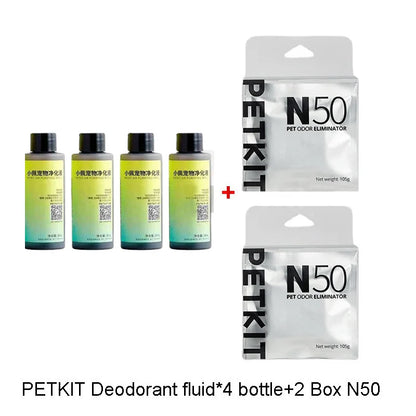 PETKIT Pad Cat Litter Box Special Purification Concentrated Liquid Sterilization Deodorant Pear Flower Fragrance Liquid Cleaning