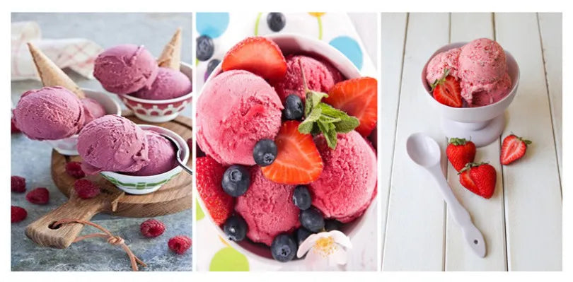 Stainless Steel Ice Cream Spoon Multifunctional Cream Spoon Fruit Spoon Round Ball Spoon Ball Digger