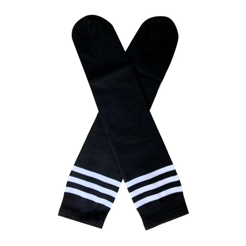 New Football Sports Socks Long Knee Cotton Spandex Kids Legging Stockings Soccer Baseball Ankle Children Socks Hot Sale