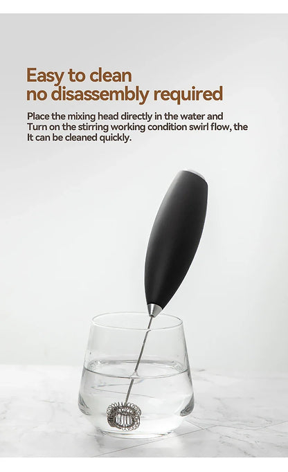 1PC Hand Blender Electric Egg Beater Milk Frother Wireless Mini Drink Mixer Foamer Household Kitchen Stirring Tools