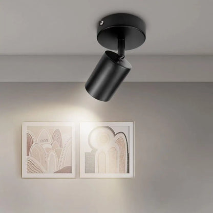 Modern LED Ceiling Light -  GU10 Wall Light Black - Energy Saving, Living Room, Bedroom, Kitchen, Easy Installation, Bulb Not In