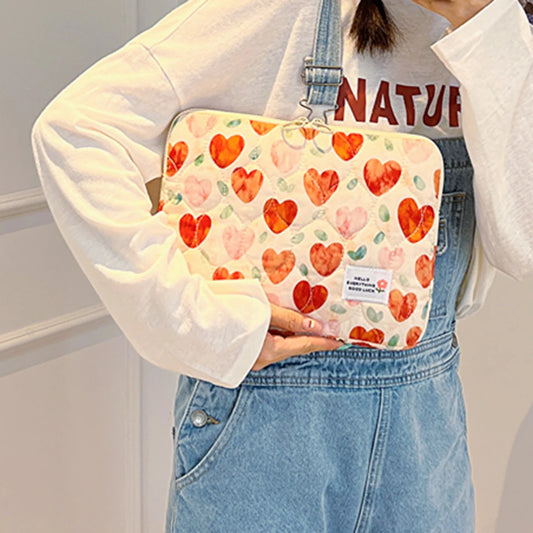 Computer Bag Portable Computer Cover Bag Zipper Cover Laptop Sleeve Case Computer Pocket Briefcase Compatible for 14 in Notebook