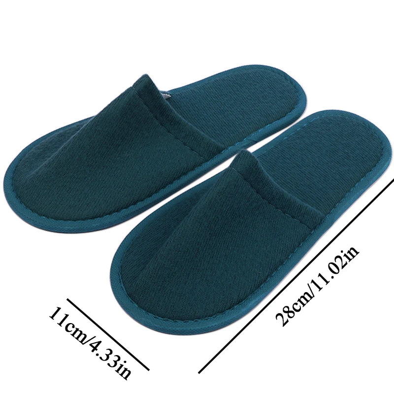 Home Loafer Shoes Hotel Slippers Unisex Women Men Wedding Shoes Guest Slippers Slippers Flip Flop Non-slip Soild Color