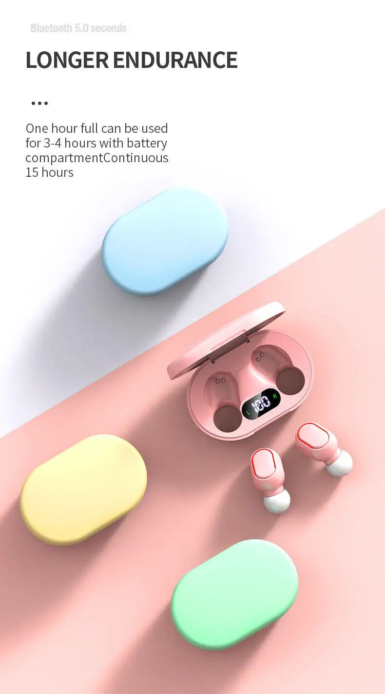 2025 New E7s TWS Bluetooth Headset Wireless Headset in Ear Stereo Noise Reduction Sports Headset with Microphone Headset