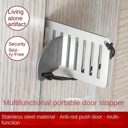 Portable Hotel Lock Live Alone Self-Defense Door Stop Travel Anti-theft Door Stopper Childproof Door Lock Safety Home Latch