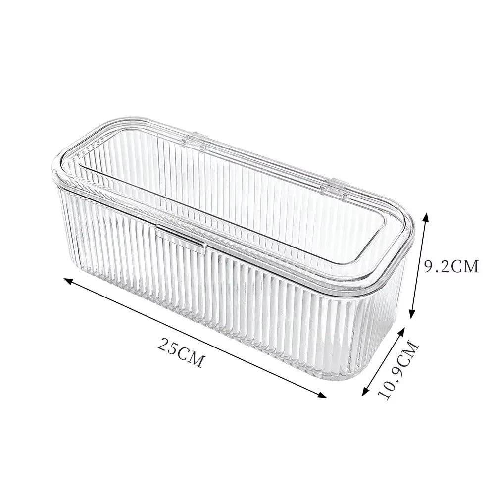 20pcs Press On Nail Packaging Boxes With Double Sided Adhesive Nail Tape Acrylic Press On Nail Storage Box in 4 Colors For Nail