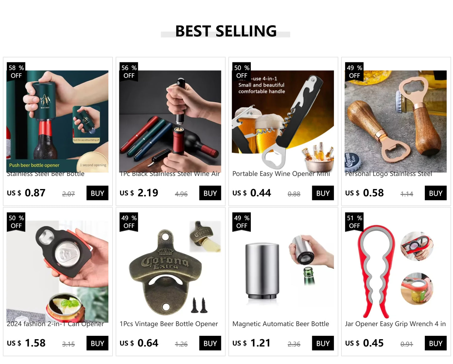 1pcs Under Cabinet Jar Openers for Weak Hand Easy Grip Arthritis jar opener One Handed Gadgets & Bottle Opener Kitchen Tools