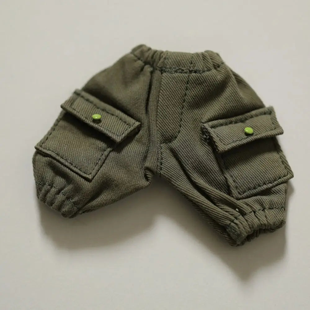 New Fashion Cotton Doll Shorts Multistyles Pocket Pants Casual Wears Accessories for 10cm Cotton Doll