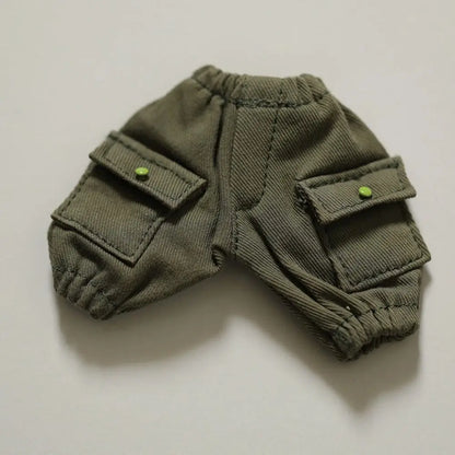 New Fashion Cotton Doll Shorts Multistyles Pocket Pants Casual Wears Accessories for 10cm Cotton Doll