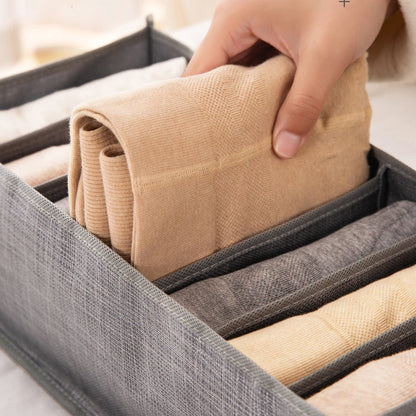 Clothes Organizer Box Panties Socks Storage Boxes Wardrobe Drawers Organizers Pants Clothes Jeans Separator Bra Folding Divider