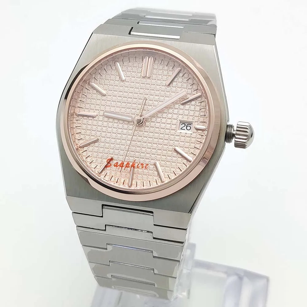 40MM Watch NH35 Automatic Mechanical Watch Men's Watch Sapphire Glass Stainless Steel Waterproof Watch