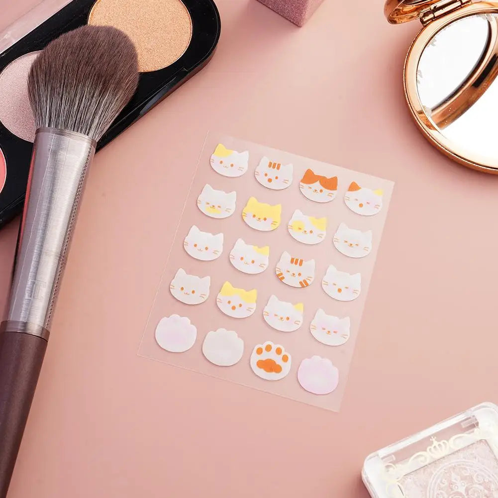 20 Counts Hydrocolloid Acne Pimple Patches Face Party Decoration Self-adhesive Sticker Face Sticker Tattoo Makeup W6O9