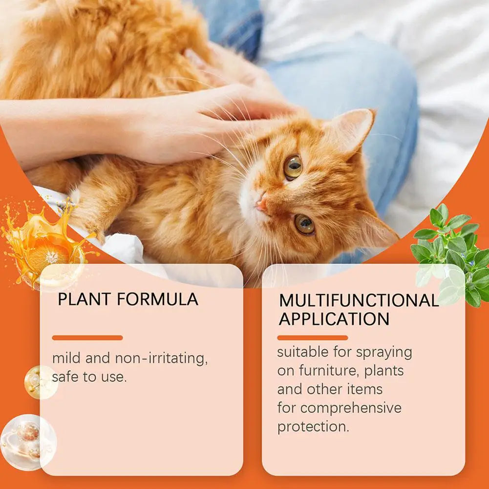 2PCS Cat Repellent Spray Keep Pets Away From Anti-scratching And Anti-chewing Household Spray Pet Accessories 100ML