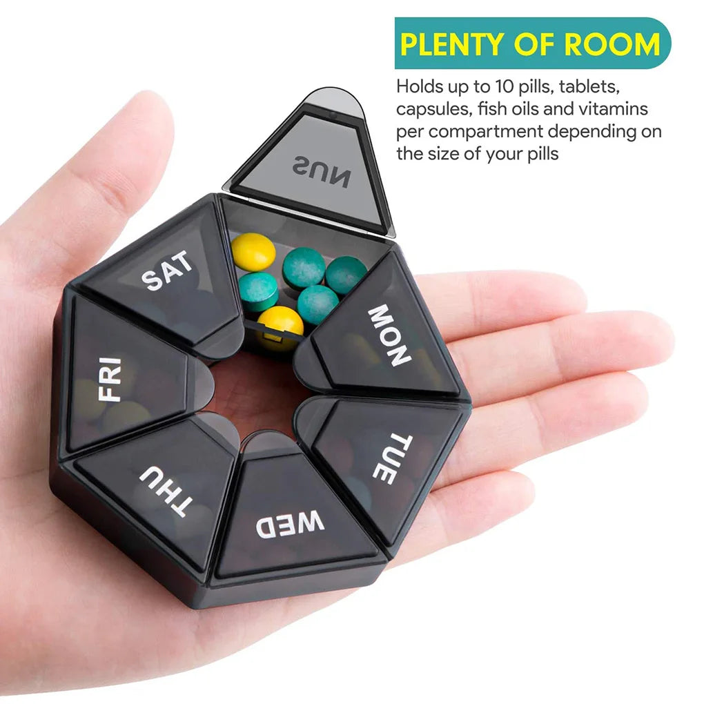 Folding Pill Case Medicine Drug Pills organizer storage Boxs Portable pharmacy Capsule Tablet Container Empty pillbox Cases