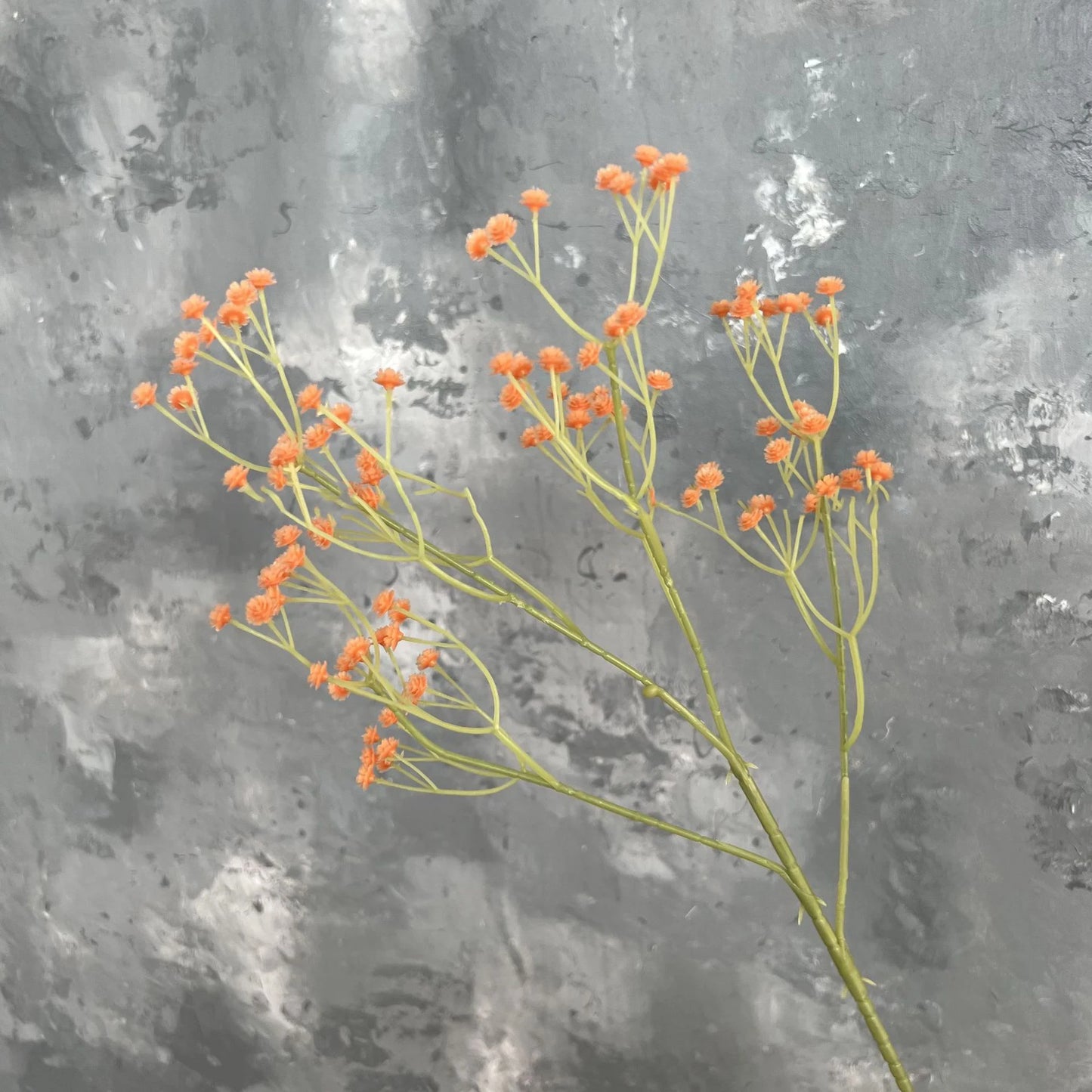 Artificial Plastic Soft Rubber Gypsophila Babys Breath Flower Branches Wedding Bouquet Floral Arrangement Accessories Home Decor