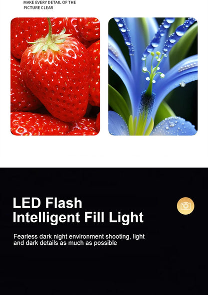 Digital Camera Retro CCD Portable Camera Dual Camera Flash 8x Digital Zoom Entry-Level Small Students Campus Selfie camera