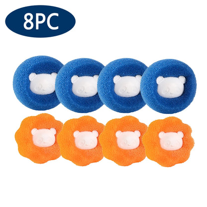 Laundry Balls Pet Hair Remover Reusable Washing Machine Lint Catcher Clothes Fluff Fur Cleaner Home Cleaning Tools