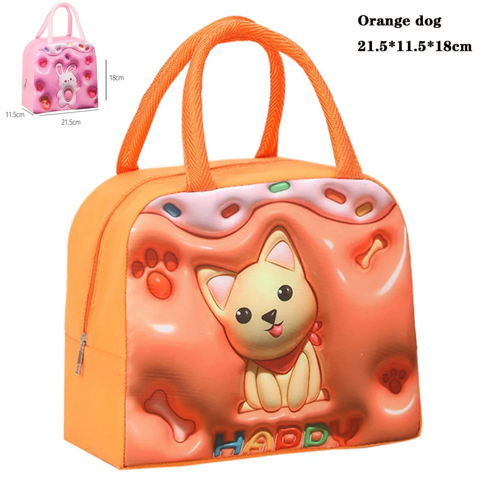 Food Storage bag Student lunchbag cool food bag for Children Food Container for Kids Schiool Thermal Lunch food Bag Mommy bag