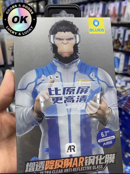 Blueo For iphone 15 pro Screen Protector  Ultra Clear AR Anti-Reflective Tempered  For iPhone 15 Pro Max Screen Protector