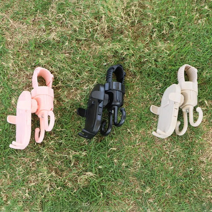 2 in 1 Baby Stroller Hooks Rotatable Creative Stroller Phone Holder Stable Detachable Bicycle Hanging Double Hook Universal