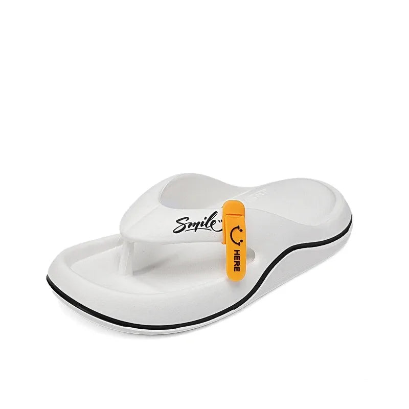 Flip Flops Mens Thong Sandals Summer 2024 New Men Shoes Thick Bottom EVA Non-slip Slide Slippers Outdoor Indoor Couples Shoes