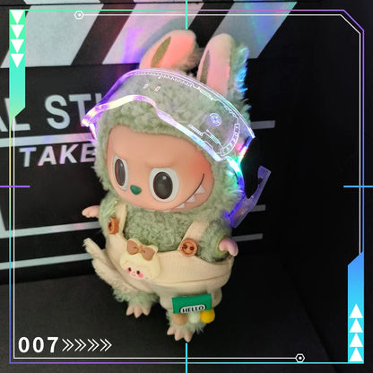 Lafufu Glasses Doll Accessories Doll Accessories Cool Luminous Future Technology Glasses Mini Edition Handsome Doll for cloth