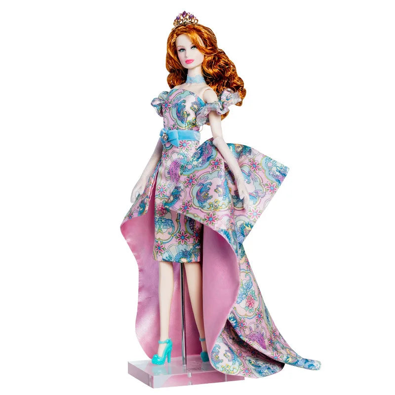 European Fashion Chinese Style Elements Accessories Set 32cm Supermodel Doll Clothes Suit Princess Dress DIY Toy Collector Gifts