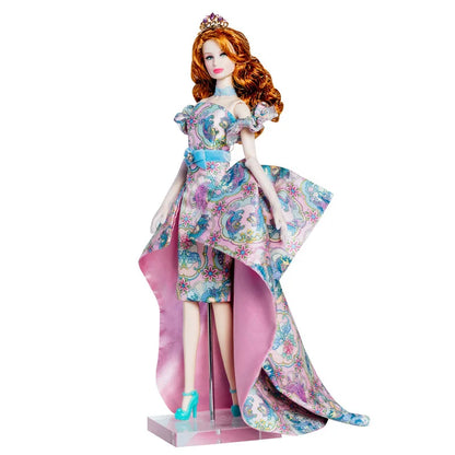 European Fashion Chinese Style Elements Accessories Set 32cm Supermodel Doll Clothes Suit Princess Dress DIY Toy Collector Gifts